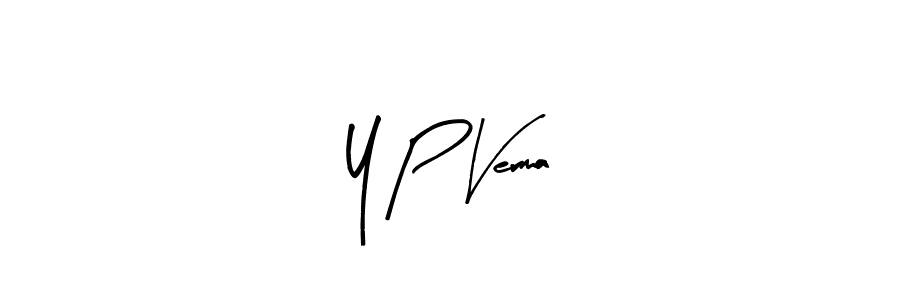 How to Draw Y P Verma signature style? Arty Signature is a latest design signature styles for name Y P Verma. Y P Verma signature style 8 images and pictures png