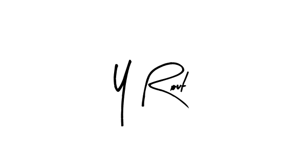 How to make Y Rout signature? Arty Signature is a professional autograph style. Create handwritten signature for Y Rout name. Y Rout signature style 8 images and pictures png