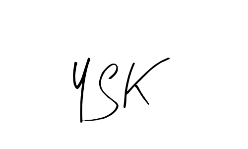 How to Draw Y S K signature style? Arty Signature is a latest design signature styles for name Y S K. Y S K signature style 8 images and pictures png