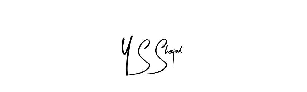 How to Draw Y S Shejul signature style? Arty Signature is a latest design signature styles for name Y S Shejul. Y S Shejul signature style 8 images and pictures png