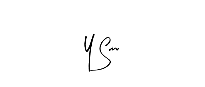 Design your own signature with our free online signature maker. With this signature software, you can create a handwritten (Arty Signature) signature for name Y Srinu. Y Srinu signature style 8 images and pictures png