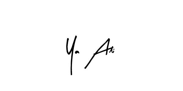 Once you've used our free online signature maker to create your best signature Arty Signature style, it's time to enjoy all of the benefits that Ya Ali name signing documents. Ya Ali signature style 8 images and pictures png