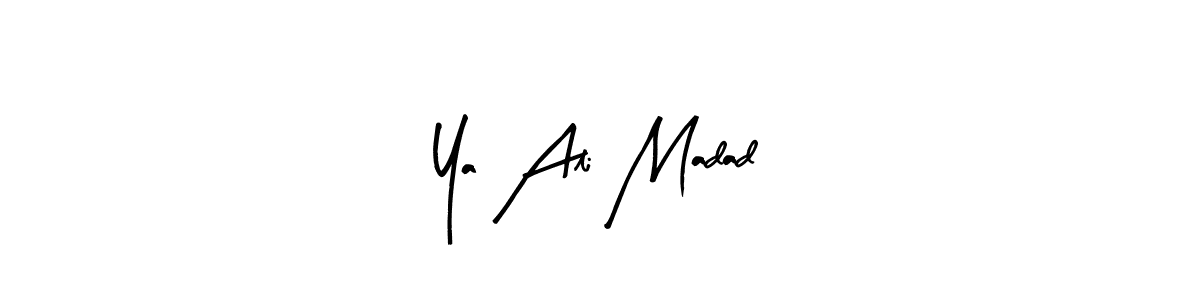 Here are the top 10 professional signature styles for the name Ya Ali Madad. These are the best autograph styles you can use for your name. Ya Ali Madad signature style 8 images and pictures png