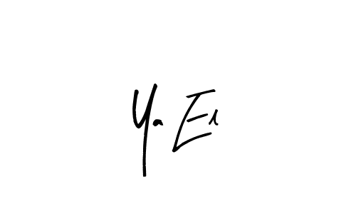 Make a beautiful signature design for name Ya El. Use this online signature maker to create a handwritten signature for free. Ya El signature style 8 images and pictures png