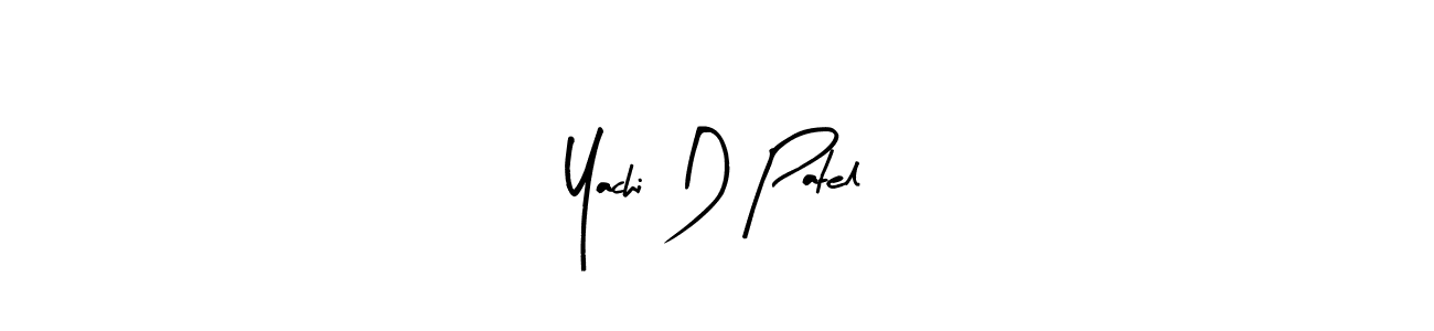 if you are searching for the best signature style for your name Yachi D Patel. so please give up your signature search. here we have designed multiple signature styles  using Arty Signature. Yachi D Patel signature style 8 images and pictures png