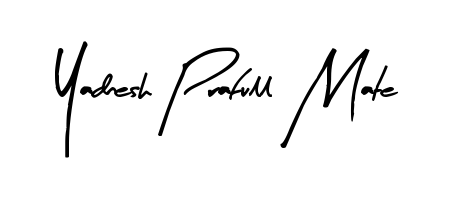 Upgrade your professional image with Yadnesh Prafull Mate signature created with Arty Signature font. Fast, free, and watermark-free download. Yadnesh Prafull Mate signature style 8 images and pictures png