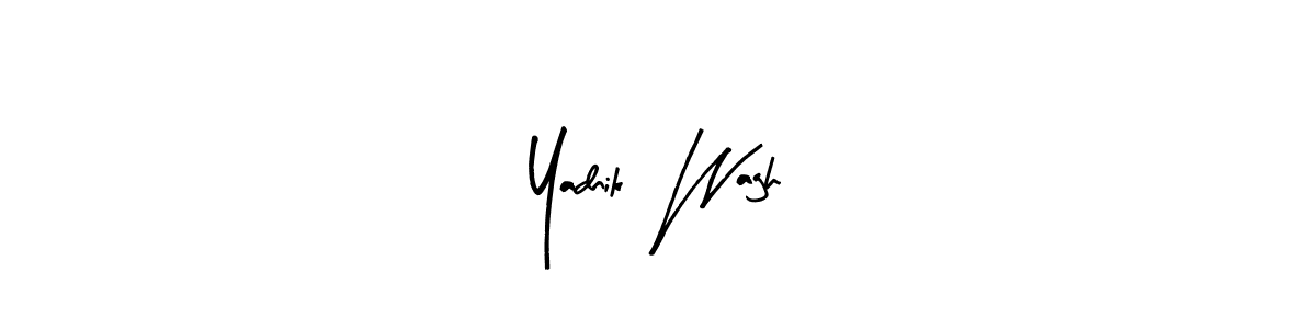 Yadnik  Wagh stylish signature style. Best Handwritten Sign (Arty Signature) for my name. Handwritten Signature Collection Ideas for my name Yadnik  Wagh. Yadnik  Wagh signature style 8 images and pictures png