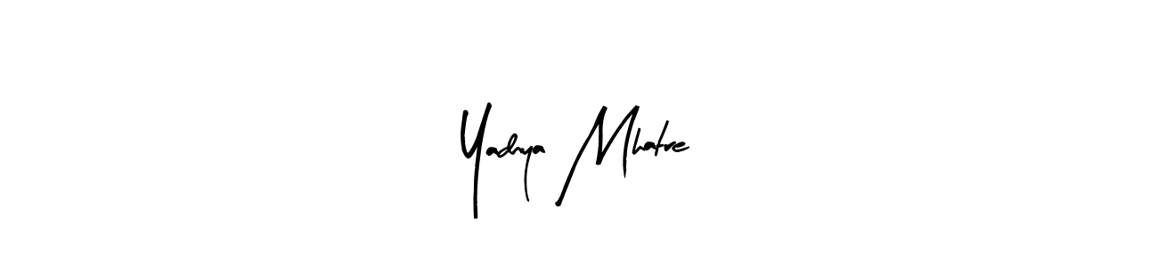 How to make Yadnya Mhatre name signature. Use Arty Signature style for creating short signs online. This is the latest handwritten sign. Yadnya Mhatre signature style 8 images and pictures png