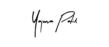 Give your name Yajurva Patil an exquisite flair with the Arty Signature script font. Ideal for contracts, resumes, and formal letterheads. Yajurva Patil signature style 8 images and pictures png
