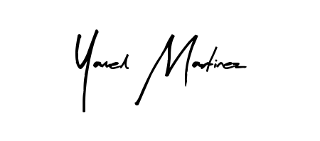Designed for modern professionals: Yamel Martinez name signature crafted with Arty Signature script. Ready for digital PDF workflows. Yamel Martinez signature style 8 images and pictures png