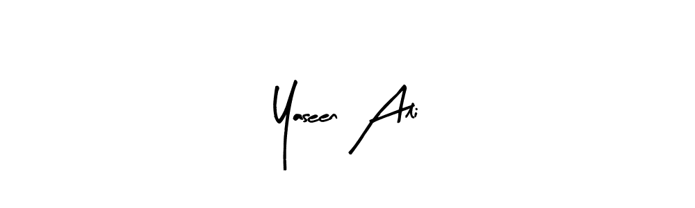 Make a beautiful signature design for name Yaseen Ali. With this signature (Arty Signature) style, you can create a handwritten signature for free. Yaseen Ali signature style 8 images and pictures png