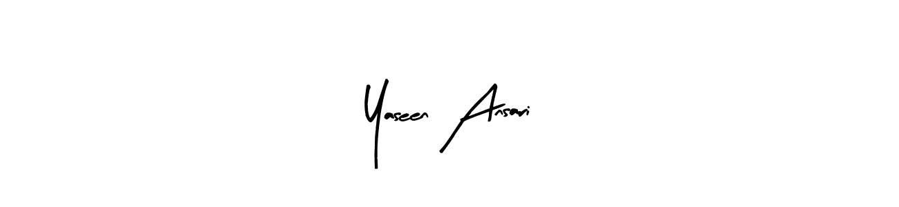 Here are the top 10 professional signature styles for the name Yaseen Ansari. These are the best autograph styles you can use for your name. Yaseen Ansari signature style 8 images and pictures png
