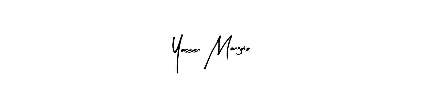 Also we have Yaseen Mangrio name is the best signature style. Create professional handwritten signature collection using Arty Signature autograph style. Yaseen Mangrio signature style 8 images and pictures png