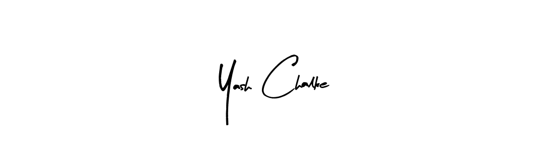 Also we have Yash Chalke name is the best signature style. Create professional handwritten signature collection using Arty Signature autograph style. Yash Chalke signature style 8 images and pictures png