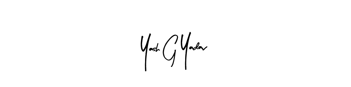 if you are searching for the best signature style for your name Yash G Yadav. so please give up your signature search. here we have designed multiple signature styles  using Arty Signature. Yash G Yadav signature style 8 images and pictures png