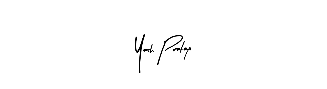 Arty Signature is a professional signature style that is perfect for those who want to add a touch of class to their signature. It is also a great choice for those who want to make their signature more unique. Get Yash Pratap name to fancy signature for free. Yash Pratap signature style 8 images and pictures png