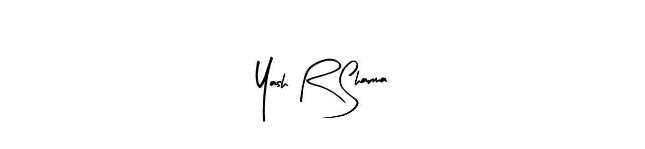 Also we have Yash R Sharma name is the best signature style. Create professional handwritten signature collection using Arty Signature autograph style. Yash R Sharma signature style 8 images and pictures png