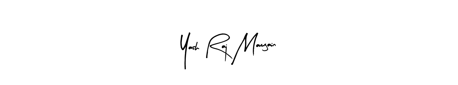 Make a beautiful signature design for name Yash Raj Mamgain. With this signature (Arty Signature) style, you can create a handwritten signature for free. Yash Raj Mamgain signature style 8 images and pictures png