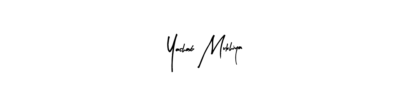 Here are the top 10 professional signature styles for the name Yashab Mukhiya. These are the best autograph styles you can use for your name. Yashab Mukhiya signature style 8 images and pictures png