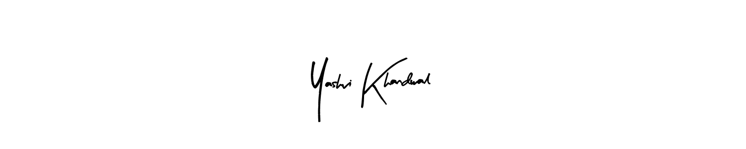 You can use this online signature creator to create a handwritten signature for the name Yashvi Khandwal. This is the best online autograph maker. Yashvi Khandwal signature style 8 images and pictures png