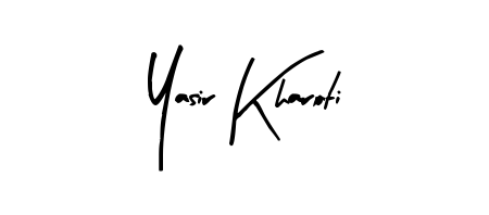 The Arty Signature lettering style adds unique flourish to name Yasir Kharoti. Stand out with a custom digital autograph made in seconds. Yasir Kharoti signature style 8 images and pictures png