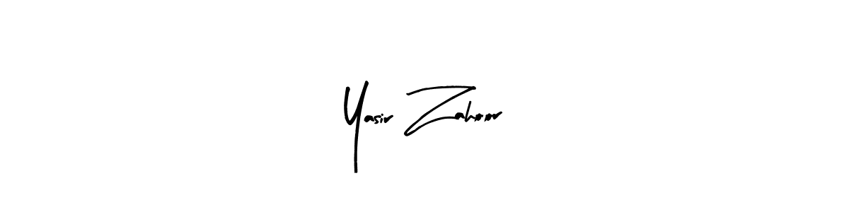 The best way (Arty Signature) to make a short signature is to pick only two or three words in your name. The name Yasir Zahoor include a total of six letters. For converting this name. Yasir Zahoor signature style 8 images and pictures png