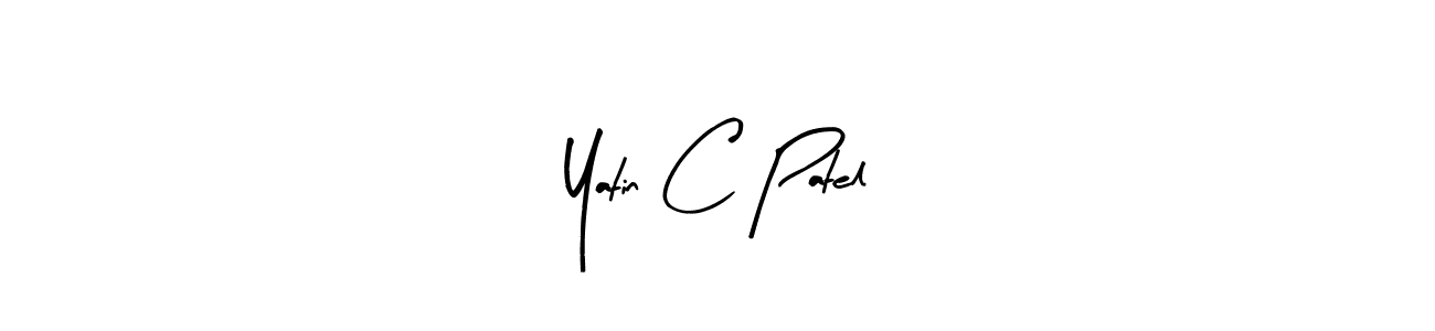 This is the best signature style for the Yatin C Patel name. Also you like these signature font (Arty Signature). Mix name signature. Yatin C Patel signature style 8 images and pictures png