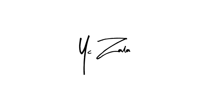 Also You can easily find your signature by using the search form. We will create Yc Zala name handwritten signature images for you free of cost using Arty Signature sign style. Yc Zala signature style 8 images and pictures png