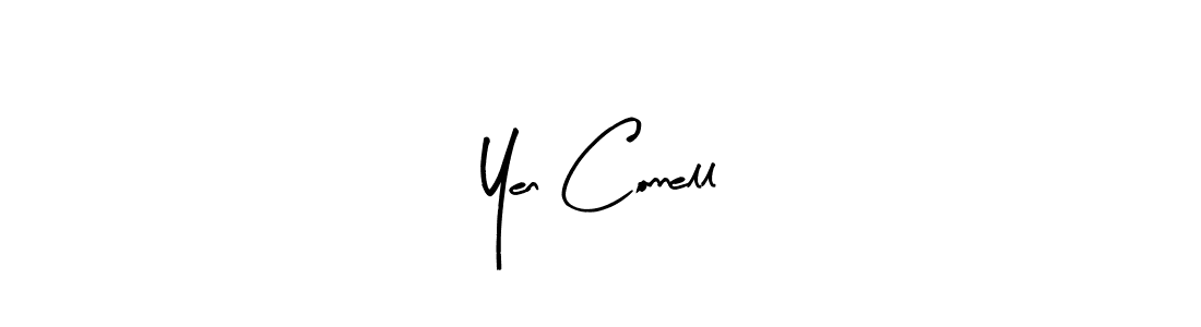 The best way (Arty Signature) to make a short signature is to pick only two or three words in your name. The name Yen Connell include a total of six letters. For converting this name. Yen Connell signature style 8 images and pictures png