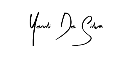 Similarly Arty Signature is the best handwritten signature design. Signature creator online. You can use it as an online autograph creator for name Yenuli De Silva. Yenuli De Silva signature style 8 images and pictures png