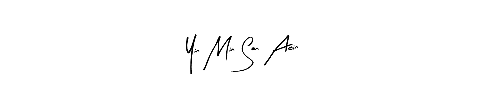 Yin Min San Aein stylish signature style. Best Handwritten Sign (Arty Signature) for my name. Handwritten Signature Collection Ideas for my name Yin Min San Aein. Yin Min San Aein signature style 8 images and pictures png