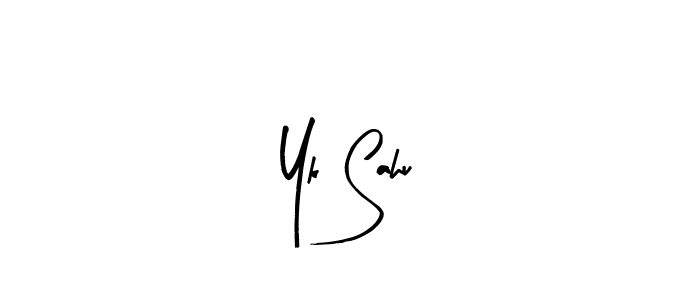 Make a beautiful signature design for name Yk Sahu. Use this online signature maker to create a handwritten signature for free. Yk Sahu signature style 8 images and pictures png