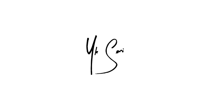 Also You can easily find your signature by using the search form. We will create Yk Soni name handwritten signature images for you free of cost using Arty Signature sign style. Yk Soni signature style 8 images and pictures png