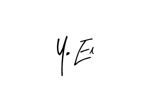 This is the best signature style for the Yo El name. Also you like these signature font (Arty Signature). Mix name signature. Yo El signature style 8 images and pictures png