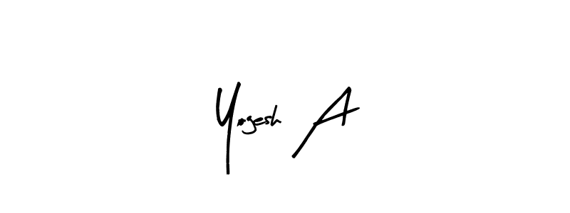 Make a beautiful signature design for name Yogesh A. Use this online signature maker to create a handwritten signature for free. Yogesh A signature style 8 images and pictures png