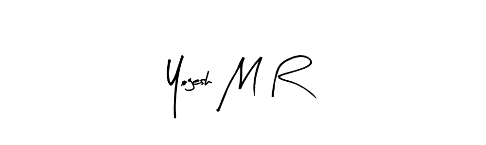 Design your own signature with our free online signature maker. With this signature software, you can create a handwritten (Arty Signature) signature for name Yogesh M R. Yogesh M R signature style 8 images and pictures png