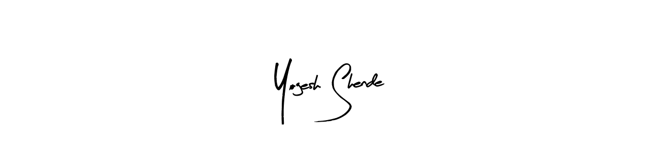 See photos of Yogesh Shende official signature by Spectra . Check more albums & portfolios. Read reviews & check more about Arty Signature font. Yogesh Shende signature style 8 images and pictures png