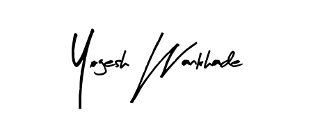 Use a signature maker to create a handwritten signature online. With this signature software, you can design (Arty Signature) your own signature for name Yogesh Wankhade. Yogesh Wankhade signature style 8 images and pictures png