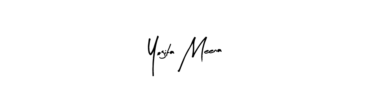 Also we have Yogita Meena name is the best signature style. Create professional handwritten signature collection using Arty Signature autograph style. Yogita Meena signature style 8 images and pictures png