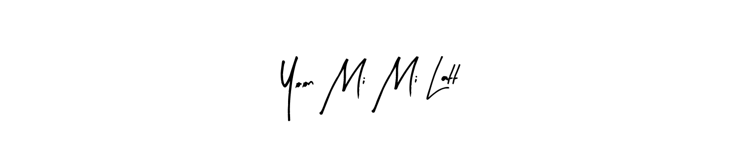 It looks lik you need a new signature style for name Yoon Mi Mi Latt. Design unique handwritten (Arty Signature) signature with our free signature maker in just a few clicks. Yoon Mi Mi Latt signature style 8 images and pictures png