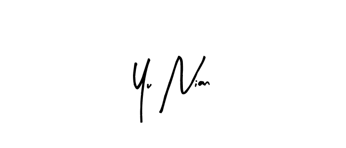 How to Draw Yu Nian signature style? Arty Signature is a latest design signature styles for name Yu Nian. Yu Nian signature style 8 images and pictures png
