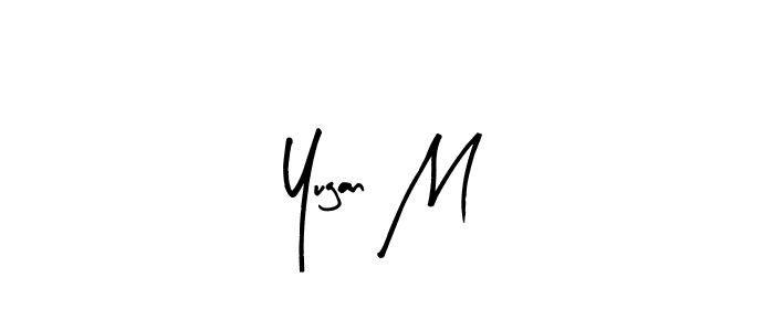 Also we have Yugan M name is the best signature style. Create professional handwritten signature collection using Arty Signature autograph style. Yugan M signature style 8 images and pictures png