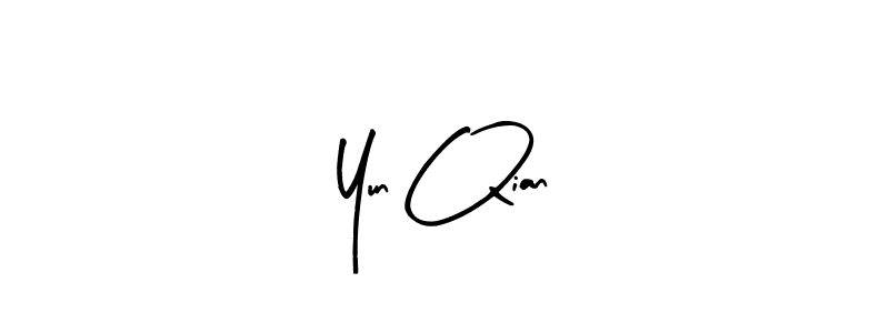 Create a beautiful signature design for name Yun Qian. With this signature (Arty Signature) fonts, you can make a handwritten signature for free. Yun Qian signature style 8 images and pictures png