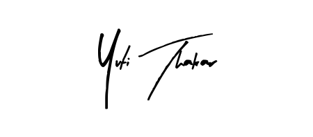 Design your own signature with our free online signature maker. With this signature software, you can create a handwritten (Arty Signature) signature for name Yuti Thakar. Yuti Thakar signature style 8 images and pictures png