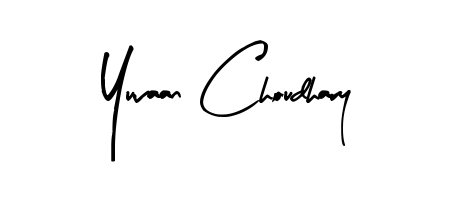 Get inspired by this graceful Arty Signature signature style for name Yuvaan Choudhary. Smooth loops and balanced proportions for everyday use. Yuvaan Choudhary signature style 8 images and pictures png