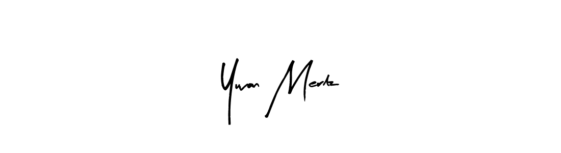 Use a signature maker to create a handwritten signature online. With this signature software, you can design (Arty Signature) your own signature for name Yuvan Merlz. Yuvan Merlz signature style 8 images and pictures png