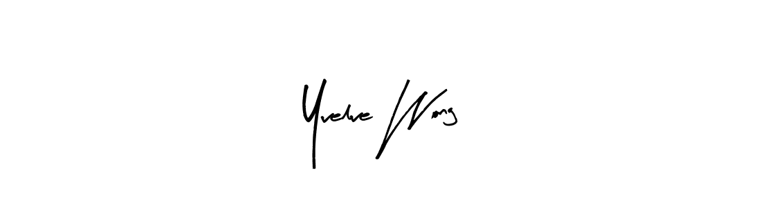 if you are searching for the best signature style for your name Yvelve Wong. so please give up your signature search. here we have designed multiple signature styles  using Arty Signature. Yvelve Wong signature style 8 images and pictures png