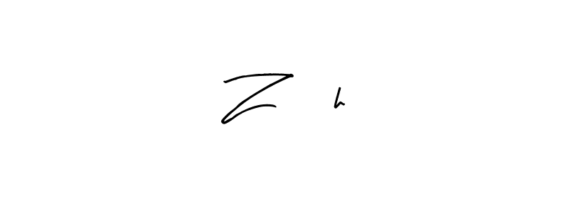 This is the best signature style for the Z❤️h name. Also you like these signature font (Arty Signature). Mix name signature. Z❤️h signature style 8 images and pictures png