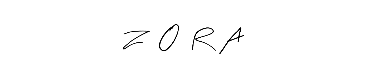 You can use this online signature creator to create a handwritten signature for the name Z    O   R   A. This is the best online autograph maker. Z    O   R   A signature style 8 images and pictures png