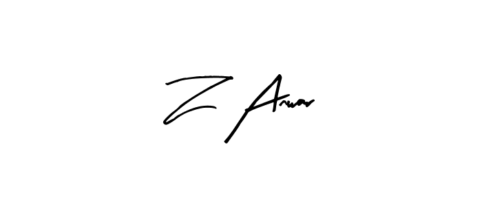 Make a short Z Anwar signature style. Manage your documents anywhere anytime using Arty Signature. Create and add eSignatures, submit forms, share and send files easily. Z Anwar signature style 8 images and pictures png